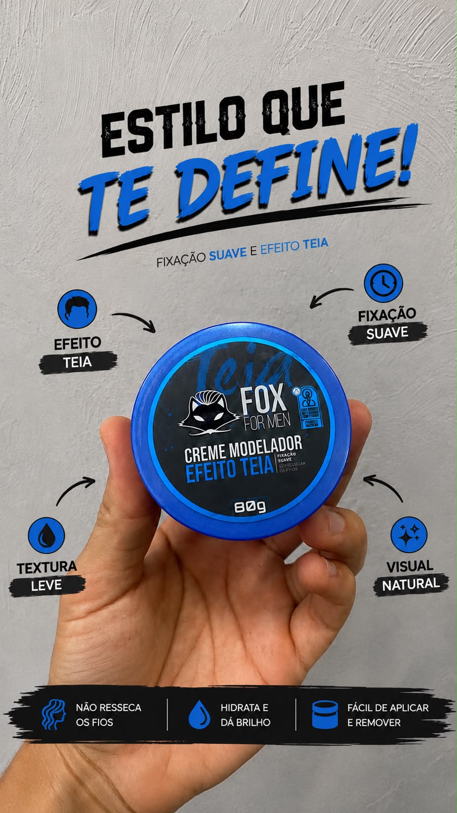 POMADA MODELADORA EFEITO TEIA