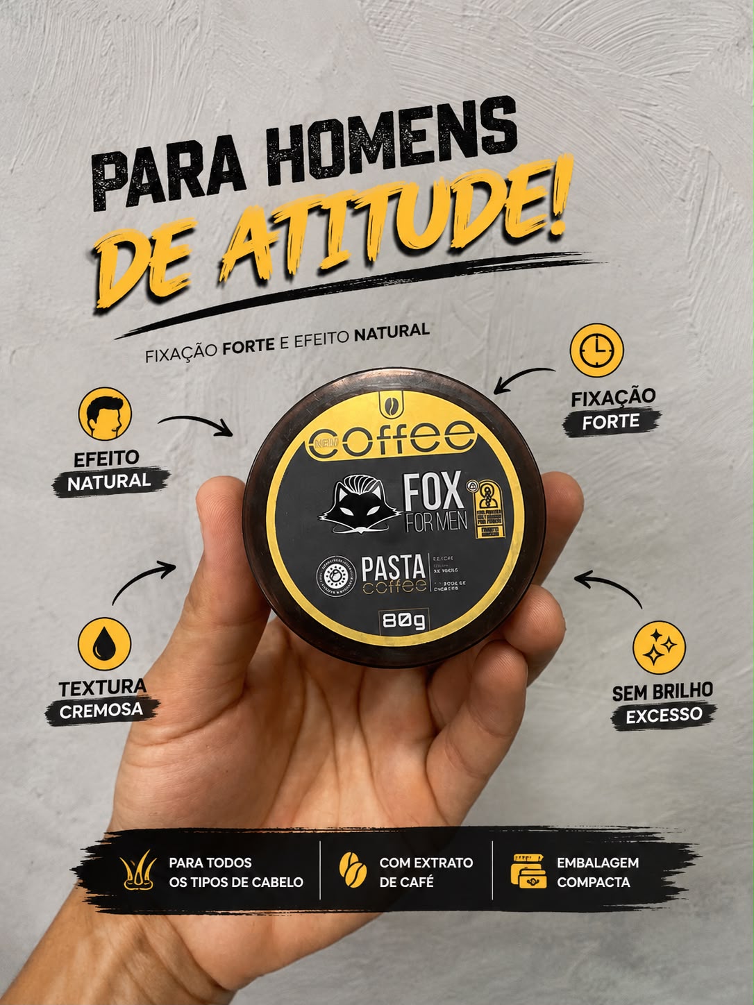POMADA MODELADORA COFFEE